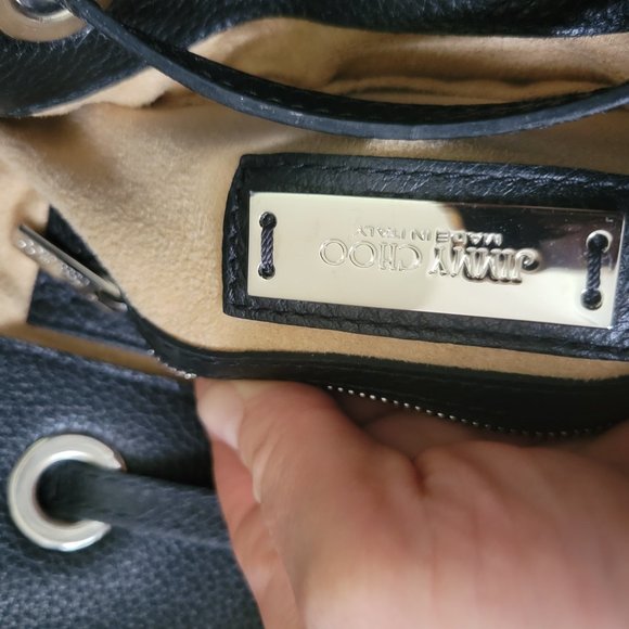 Jimmy Choo Black Tote with Silver Detailing - Picture 8 of 8